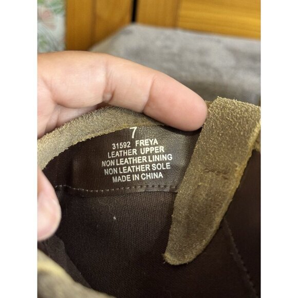 Windsor Smith Vintage Tan Suede Leather Ankle Boots Western Cowgirl Boho Sz 7 - Picture 3 of 9